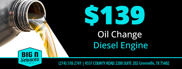 Oil Change Diesel Engine